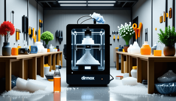 découvrez dirmox, l'imprimante 3d innovante qui recycle les déchets plastiques pour créer des objets du quotidien écologiques et durables. rejoignez la révolution verte et transformez vos déchets en solutions pratiques!