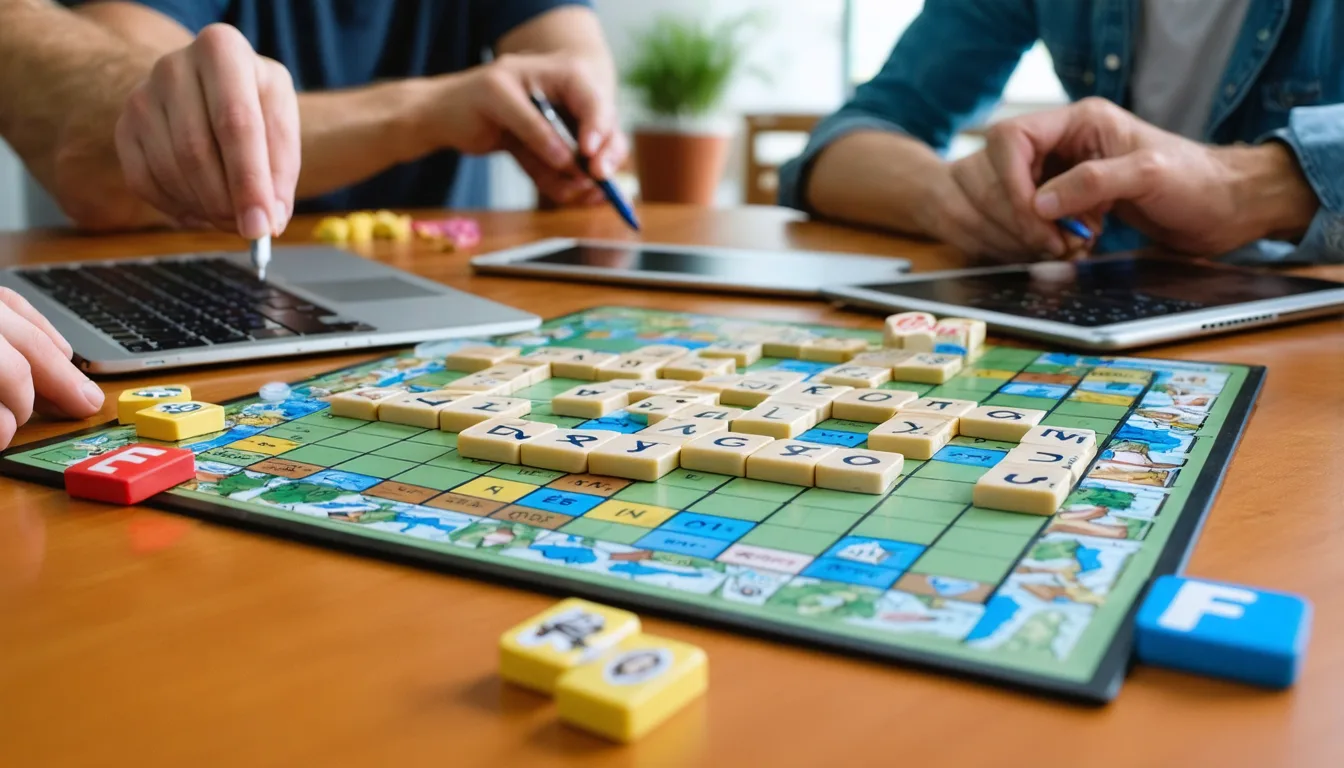 découvrez flazto, le jeu en ligne gratuit qui vous permet de revoir vos talents de scrabble avec des amis ou des joueurs du monde entier. amusez-vous à créer des mots, défiez vos compétences lexicales et profitez d'une expérience ludique unique, accessible à tous !