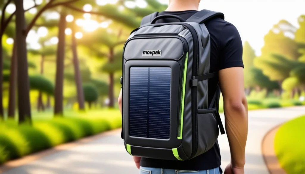 découvrez movpak, le sac à dos high-tech innovant qui charge vos appareils avec l'énergie solaire. pratique et écologique, il allie style, technologie et durabilité pour les voyageurs modernes.