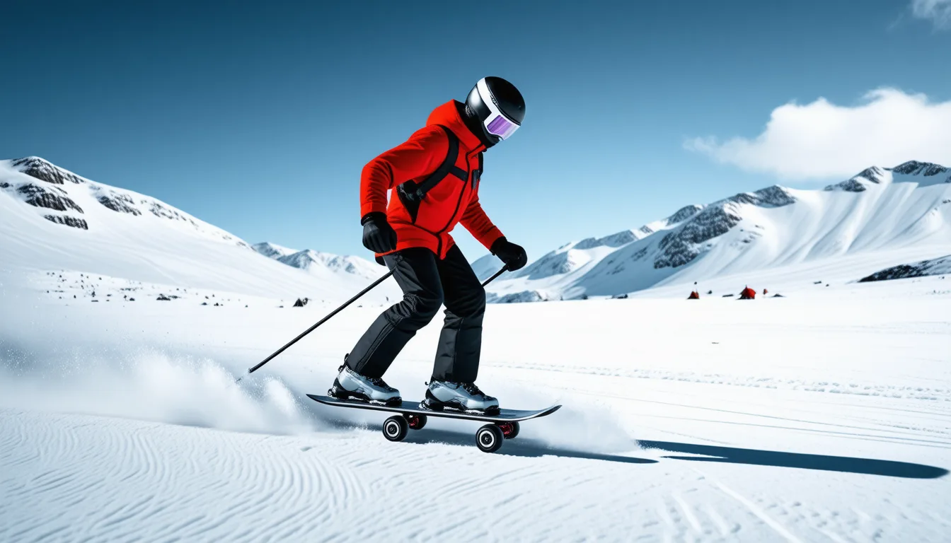 découvrez skimox, la discipline innovante qui fusionne le ski et le skateboard électrique. vivez des sensations uniques sur la neige avec une expérience inédite qui combine vitesse, adrénaline et plaisir en plein air.