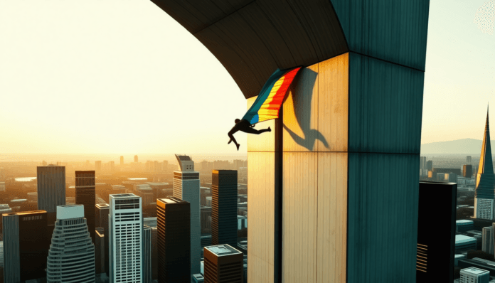 découvrez tofrak, le sport extrême qui fusionne l'escalade urbaine audacieuse et l'adrénaline du wingsuit. vivez des sensations inédites en évoluant dans des environnements urbains spectaculaires, repoussant vos limites tout en admirant des panoramas époustouflants. prêt à relever le défi ?