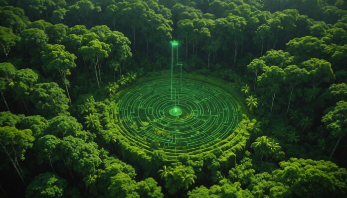 Visualisation laser de structures anciennes cachées sous la canopée amazonienne