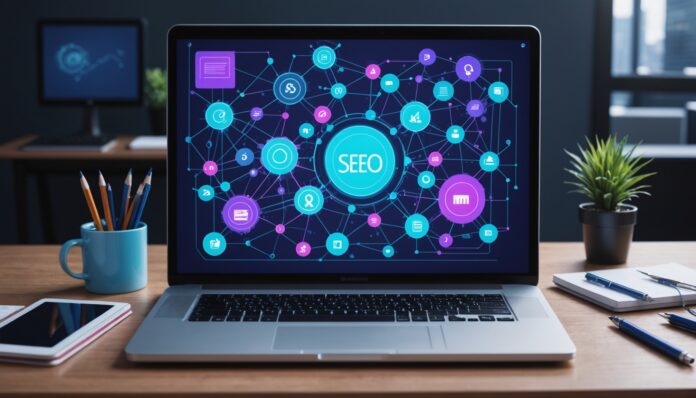 Illustration du marketing digital et du référencement à l'ère de l'intelligence artificielle générative