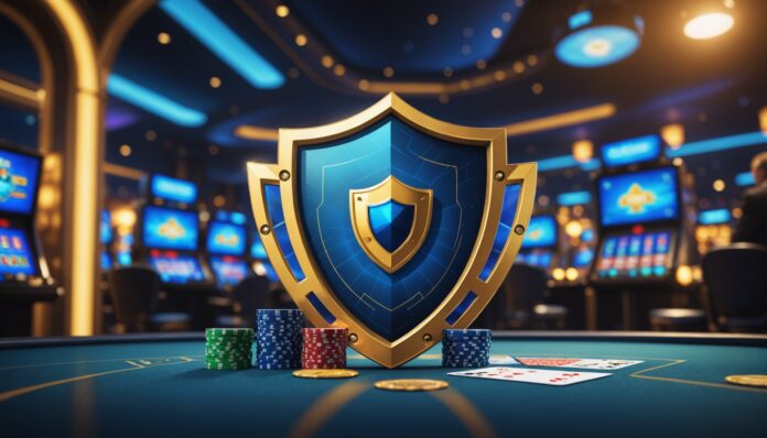 Illustration sécurité et lutte contre la fraude dans les jeux d'argent en ligne
